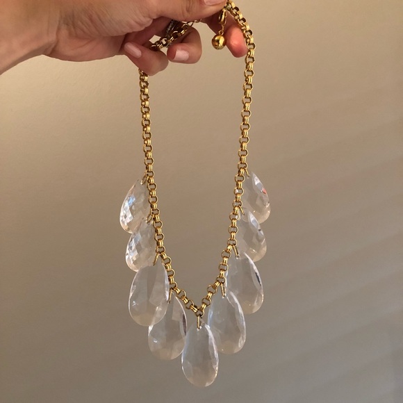 J Crew clear acrylic necklace - Picture 3 of 3